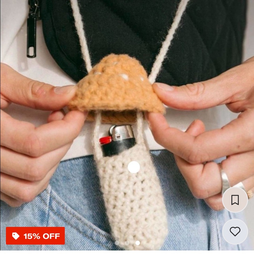 Mushroom chapstick holders